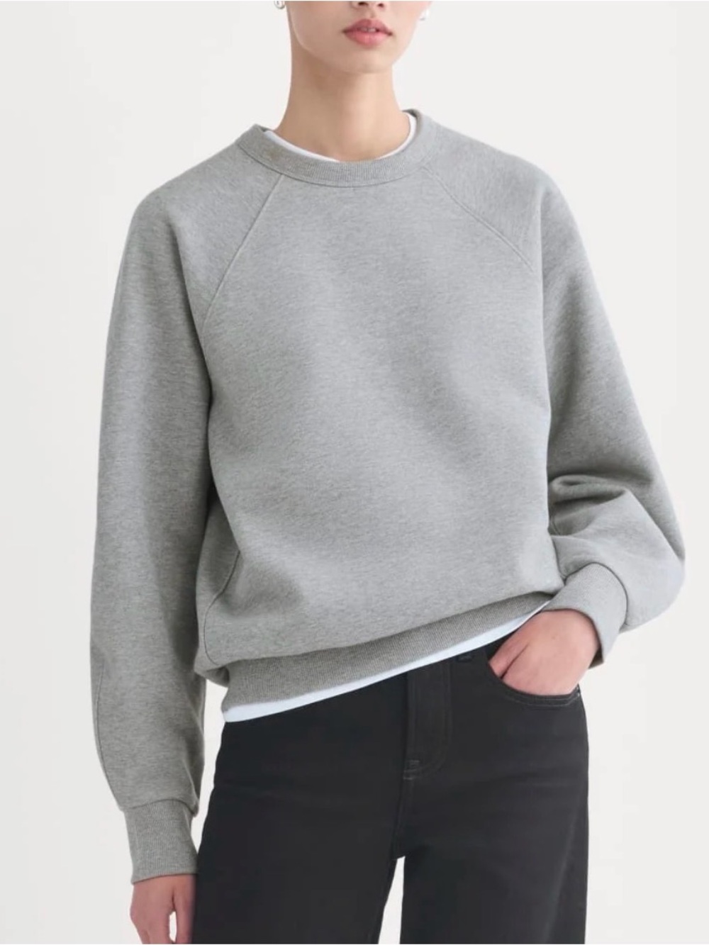 Size XS Everlane Women's Lightweight Crewneck Sweatshirt